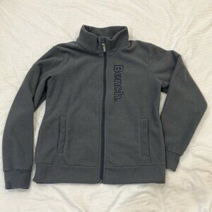 Bench size youth 11-12 years Gray Fleece zip sweater Jacket